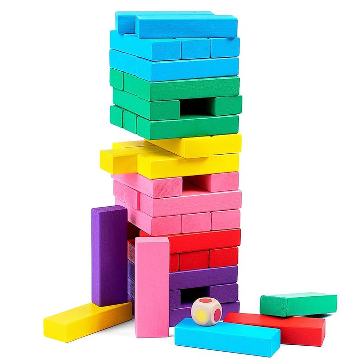 Wooden Tumbling Tower Game