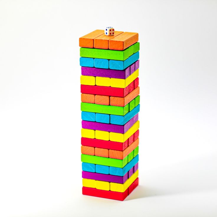 Wooden Tumbling Tower Game