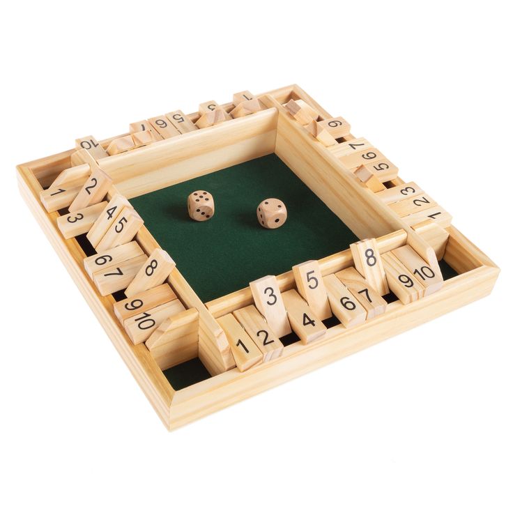 Classic Wooden Dice Game