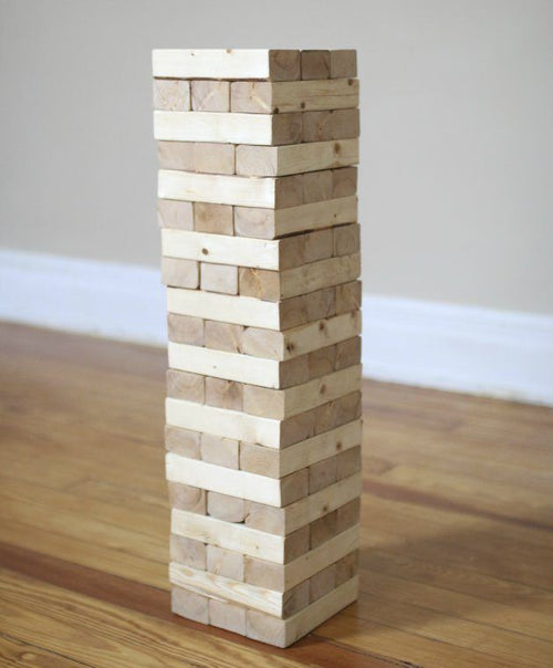 Wooden Building Blocks Game