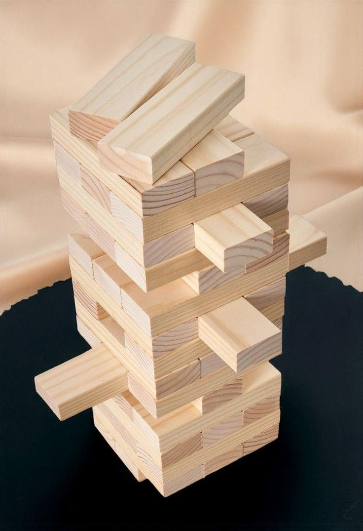 Wooden Building Blocks Game